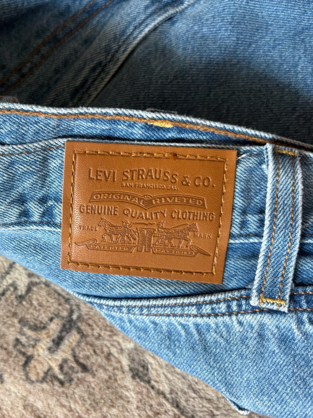 Levi’s ribcage wide leg jeans size 29 x 34 LONG western cowgirl chic - Picture 5 of 12